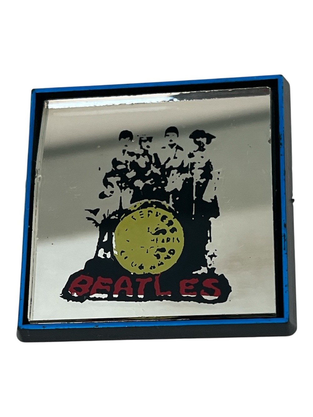 Vintage Beatles Mini Square Mirror / Pin 2”